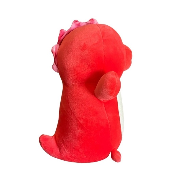 Squishmallows Hugmee Red Duster Plush 10" Stuffed Plush Toy Red Dino Valentines - Picture 4 of 8